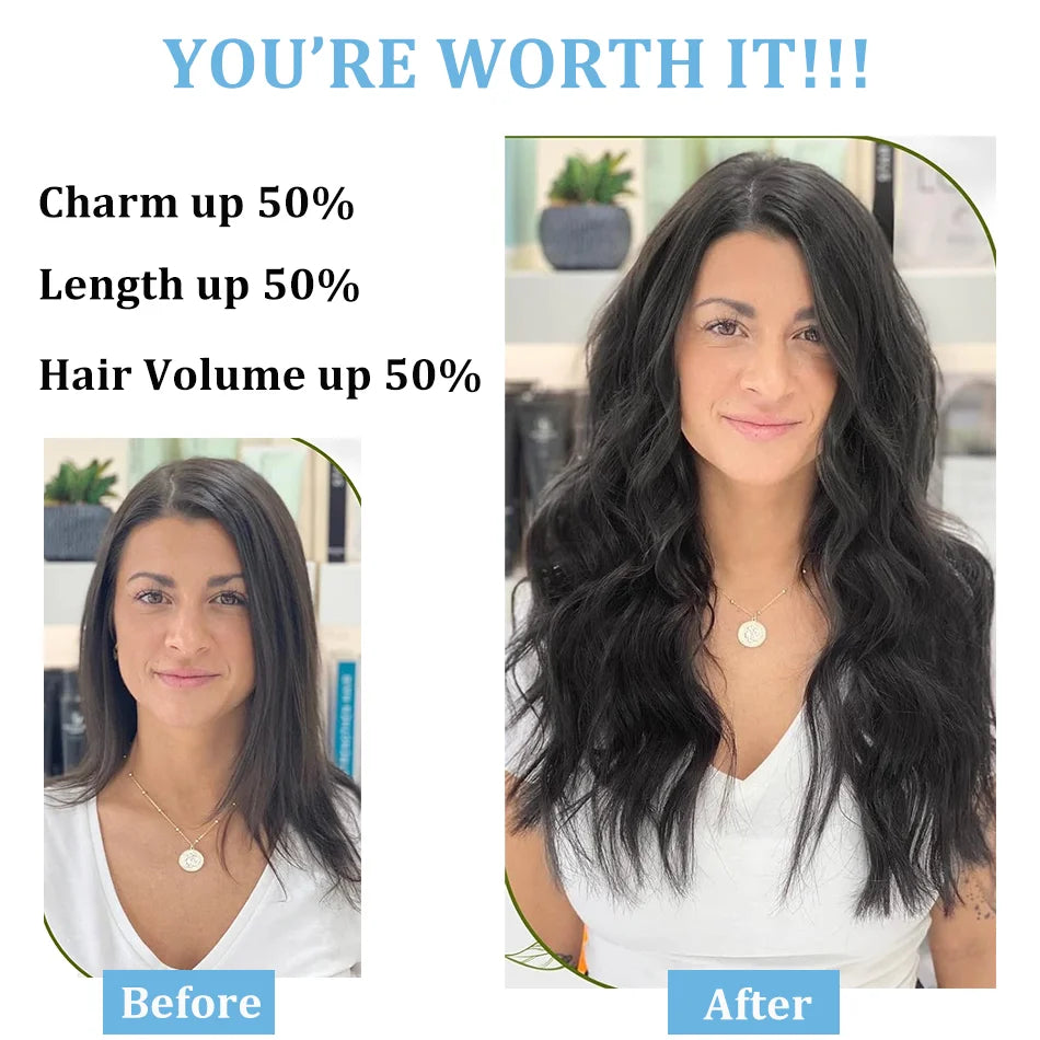 Extensions Clip-In Remy Hair 100% Naturel – CLEVI Paris