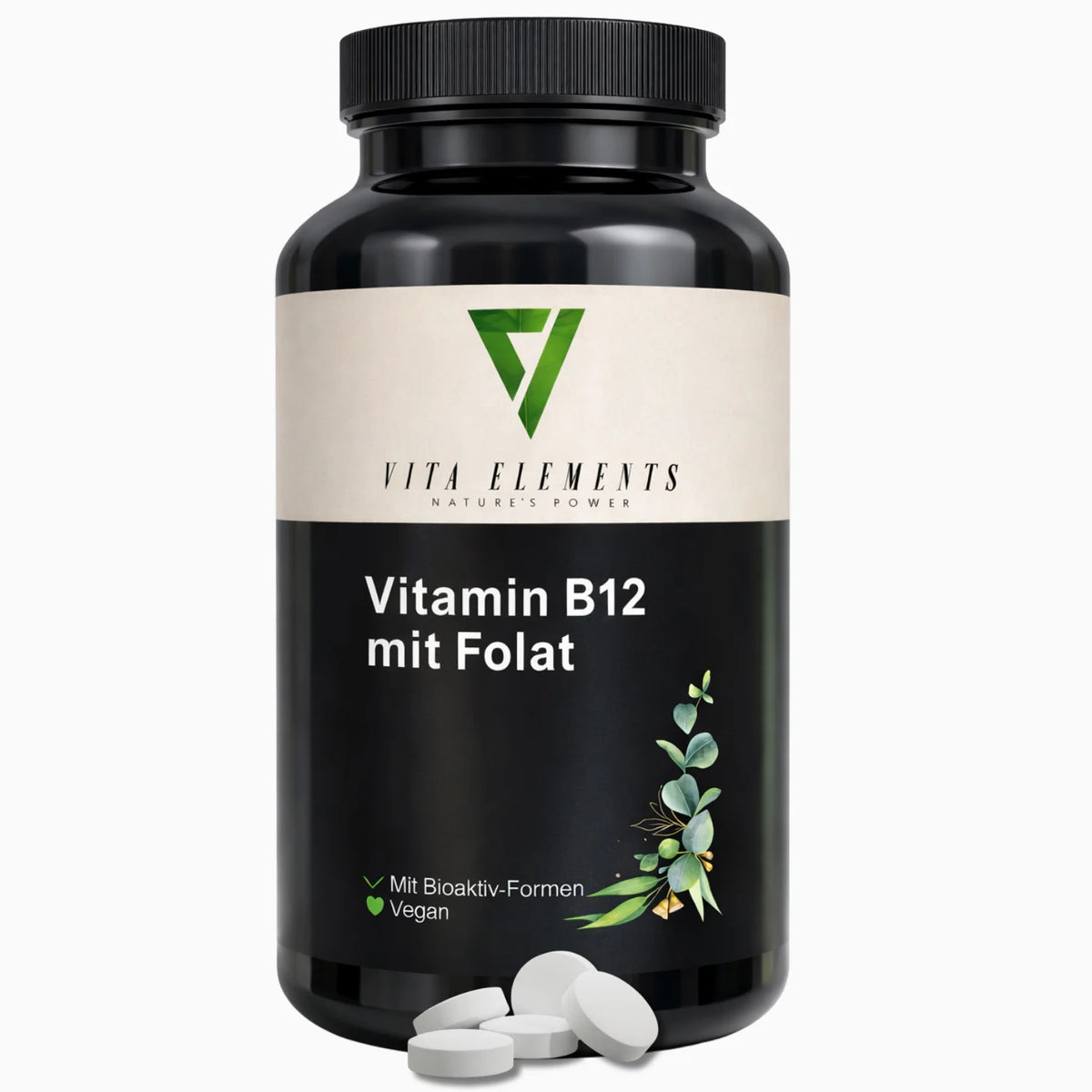 Vitamine B12 et folate, 180 comprimés – CLEVI Paris