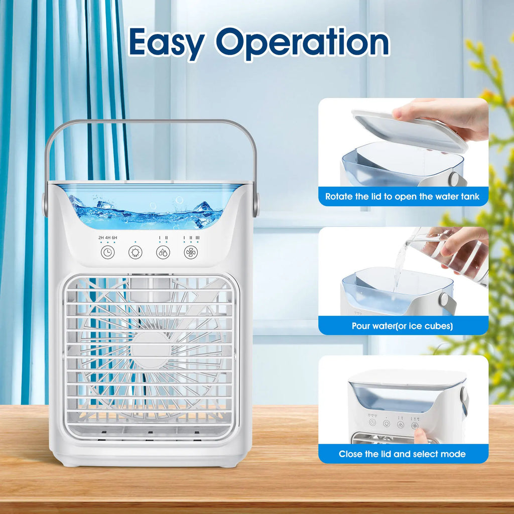 Rafraîchisseur d’air de bureau 700 ml – CLEVI Paris