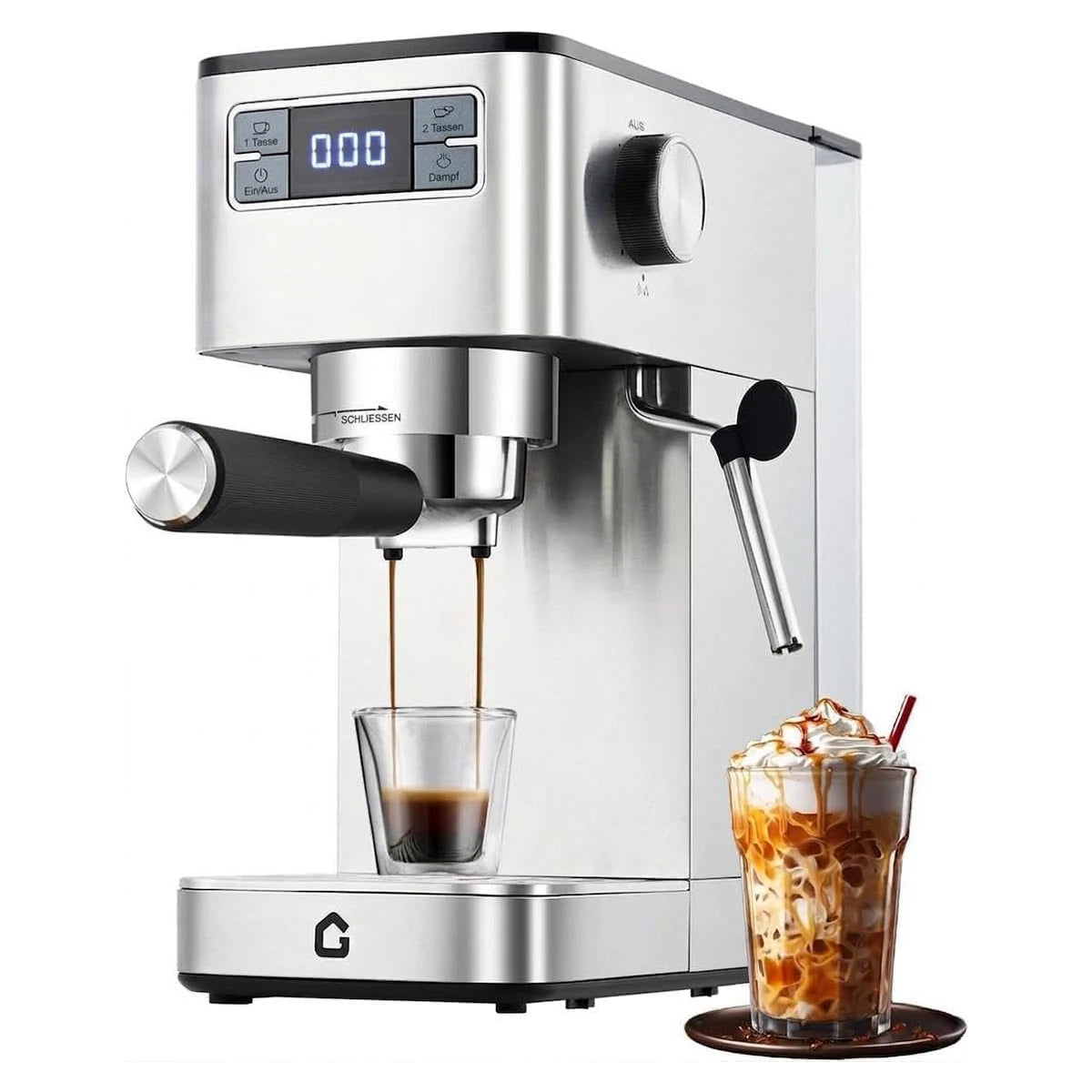 Machine à expresso 20 bars avec buse vapeur – CLEVI Paris