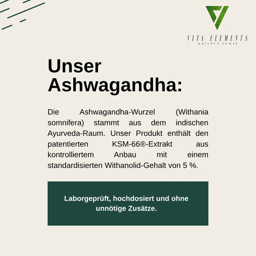 Ashwagandha KSM-66®, 180 gélules – CLEVI Paris