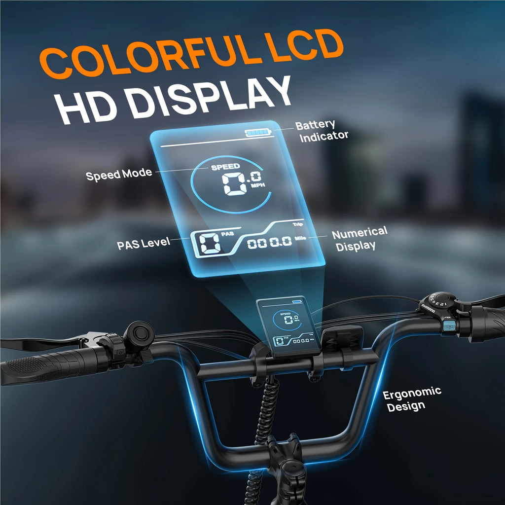 Vélo électrique URLIFE E20 20 pouces – CLEVI Paris