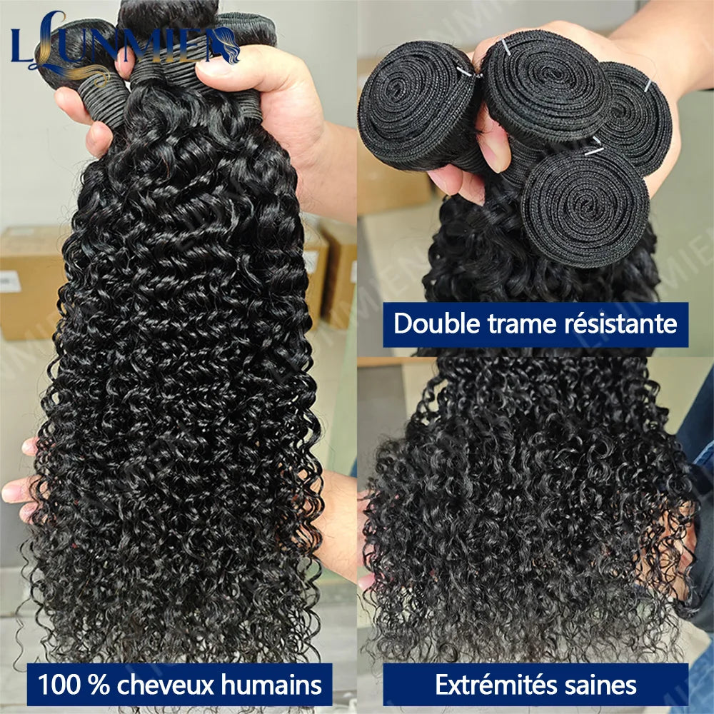 Mèches Brésiliennes Bouclées Remy 100% Naturelles Femme – CLEVI Paris