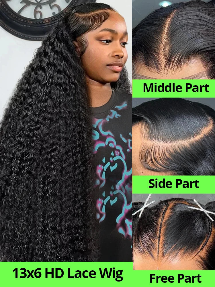Perruque Curly HD Lace 360 Cheveux Birmans Virgin Femme – CLEVI Paris