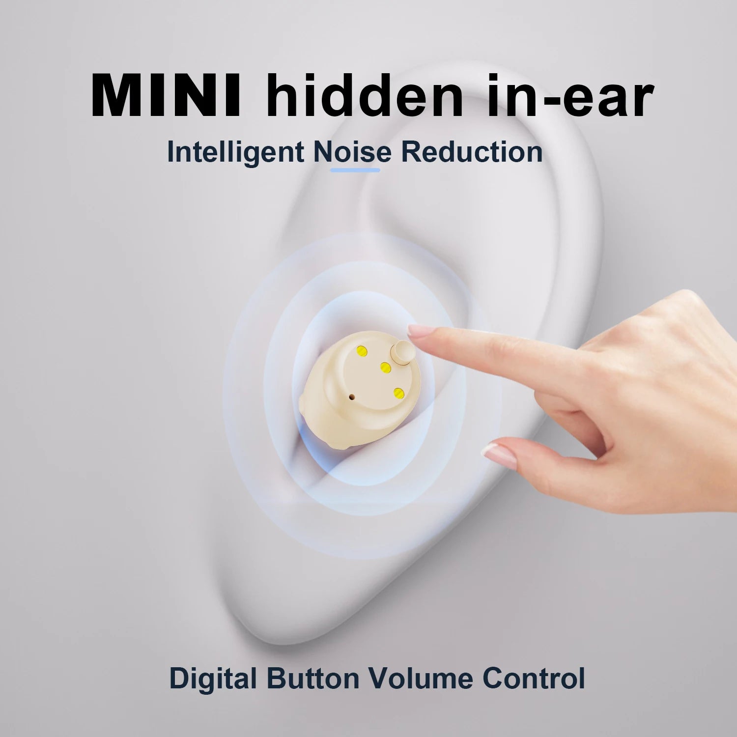 Aide Auditive Numérique Rechargeable Senior Invisible 25h – CLEVI Paris