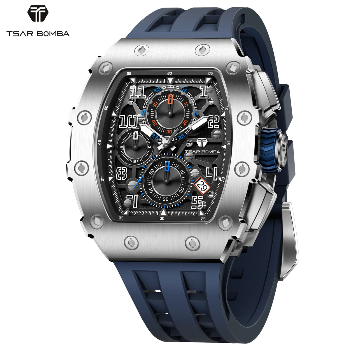 Montre chronographe TSAR BOMBA TB8204 – CLEVI Paris