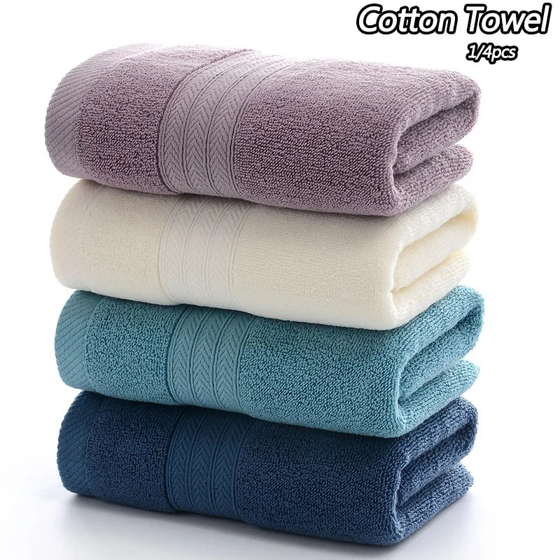 Serviette rayée en coton, unité ou lot de 4 – CLEVI Paris