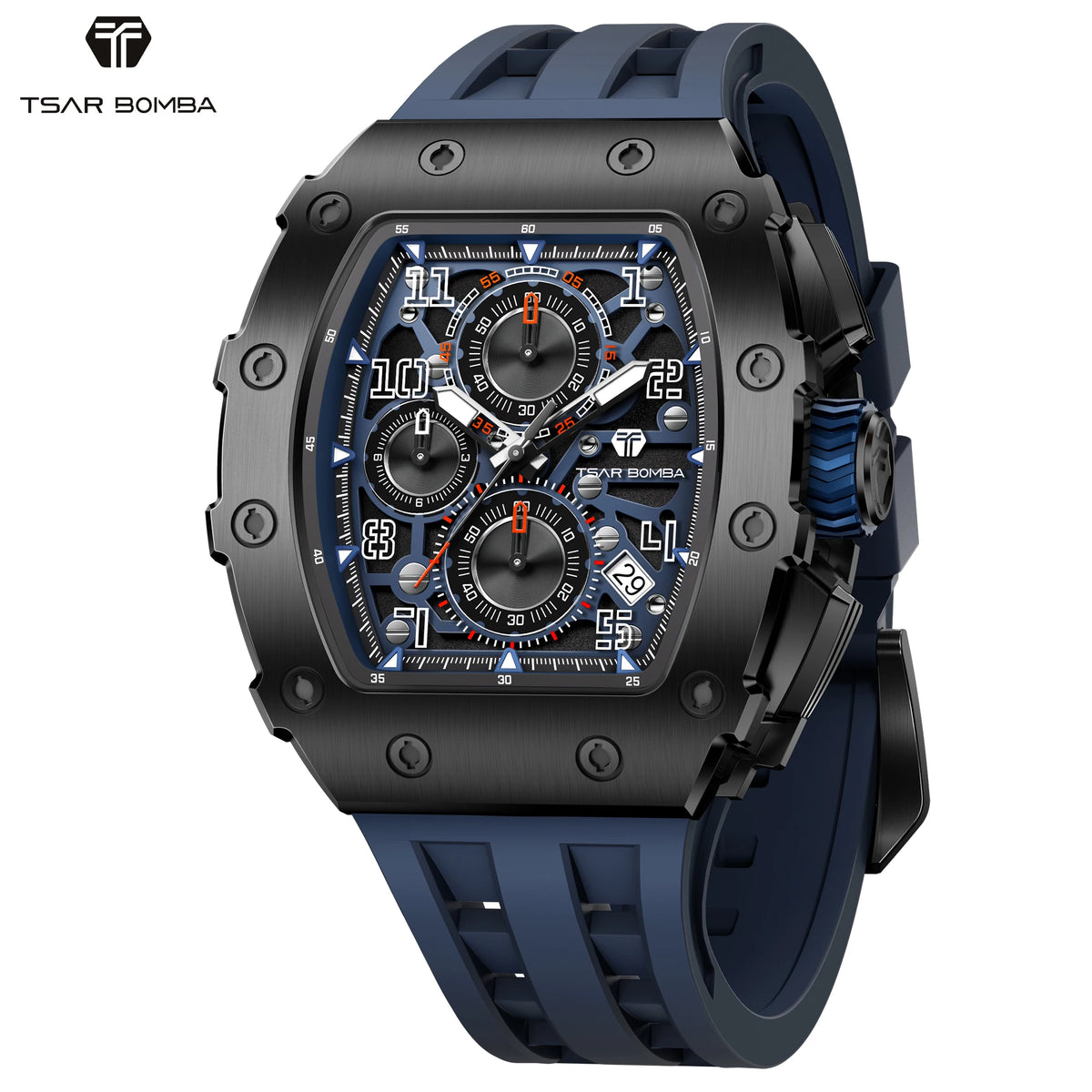 Montre chronographe TSAR BOMBA TB8204 – CLEVI Paris