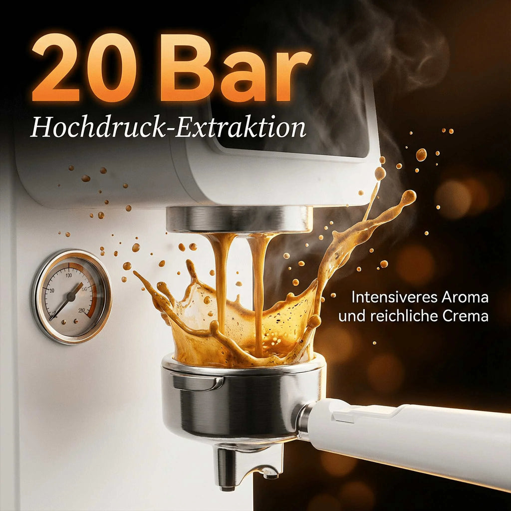 Machine expresso tactile avec mousseur à lait – CLEVI Paris