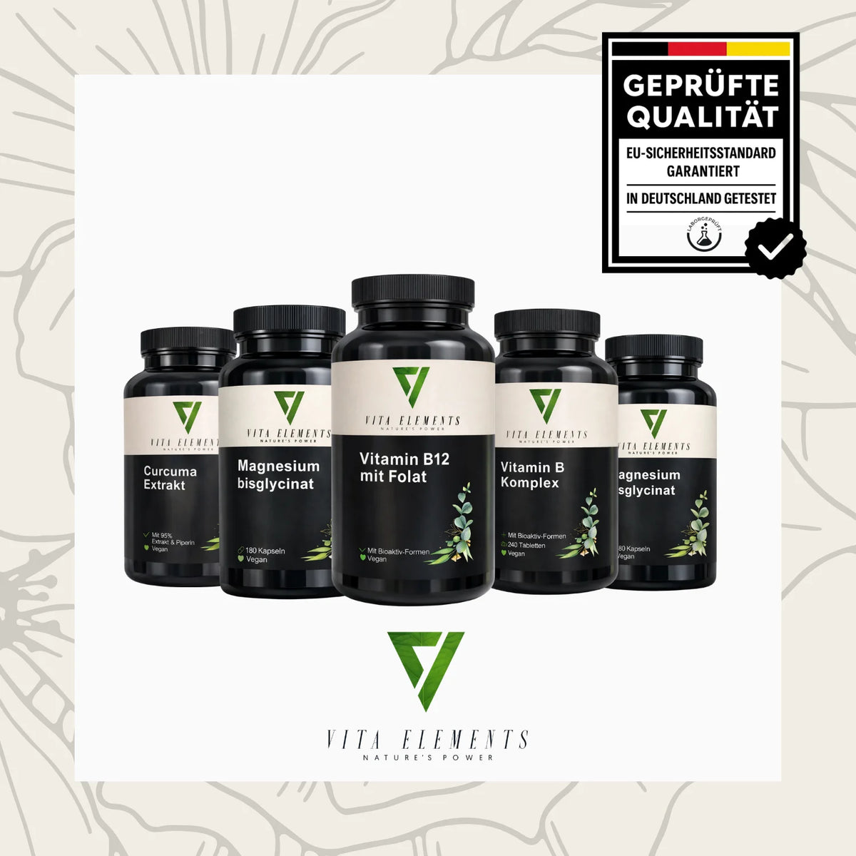 Vitamine B12 et folate, 180 comprimés – CLEVI Paris
