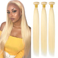 Bundles Cheveux Humains Lisses Blonde 613 BELEXTENS – CLEVI Paris