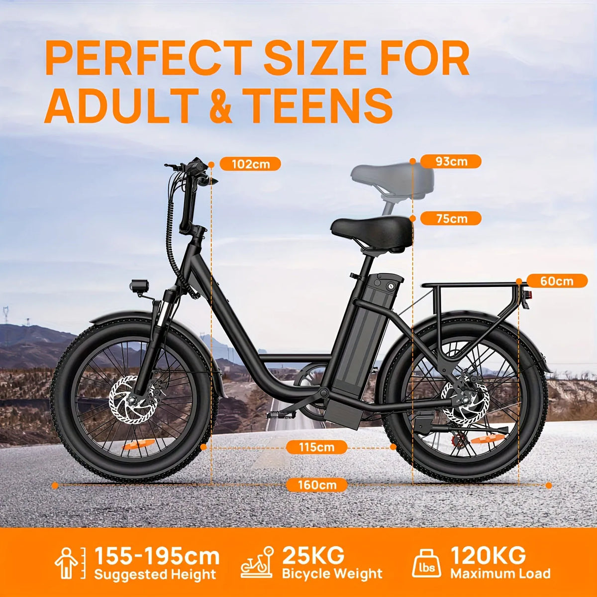 Vélo électrique URLIFE E20 20 pouces – CLEVI Paris