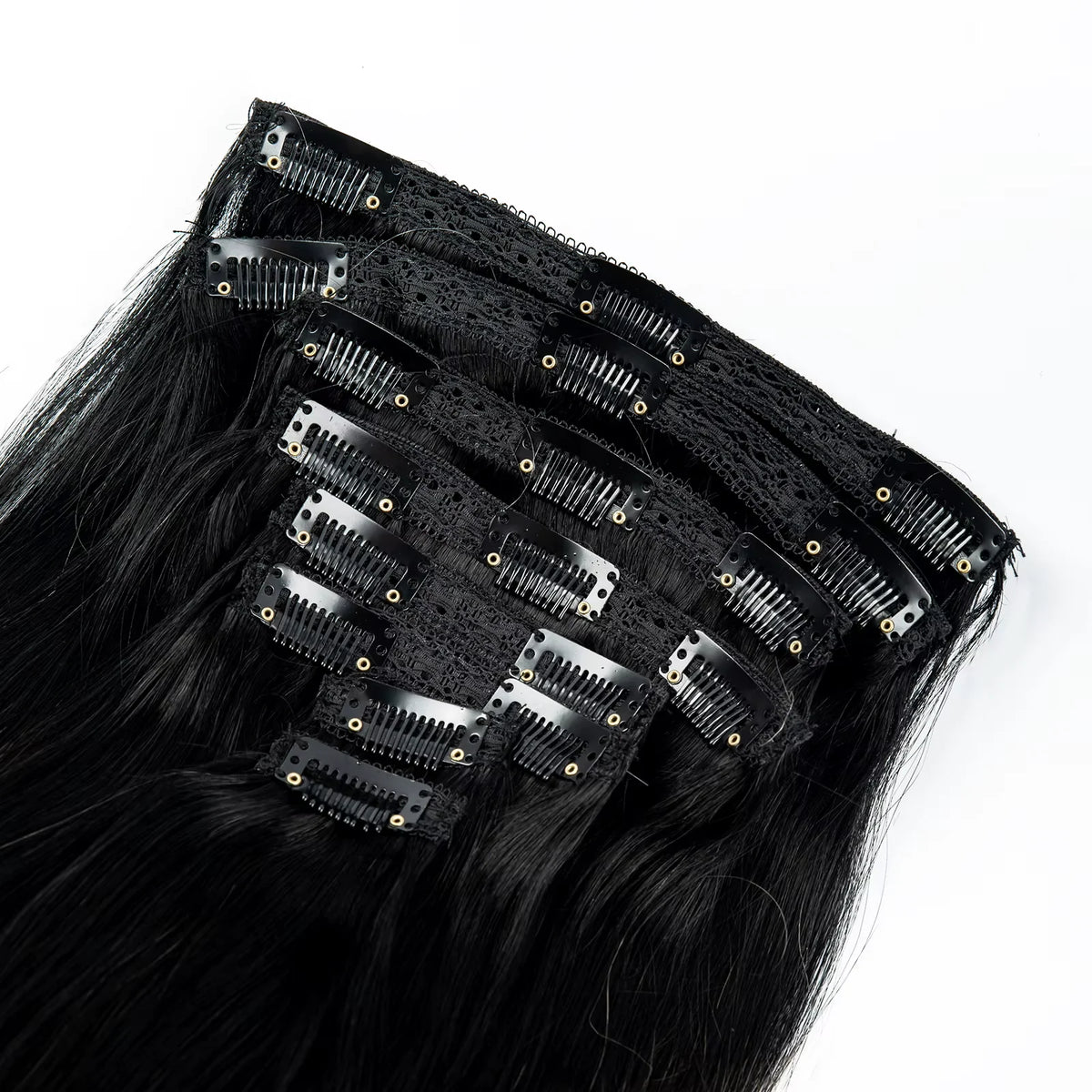 Extensions Clip In Lisses Brésiliennes 120g – CLEVI Paris