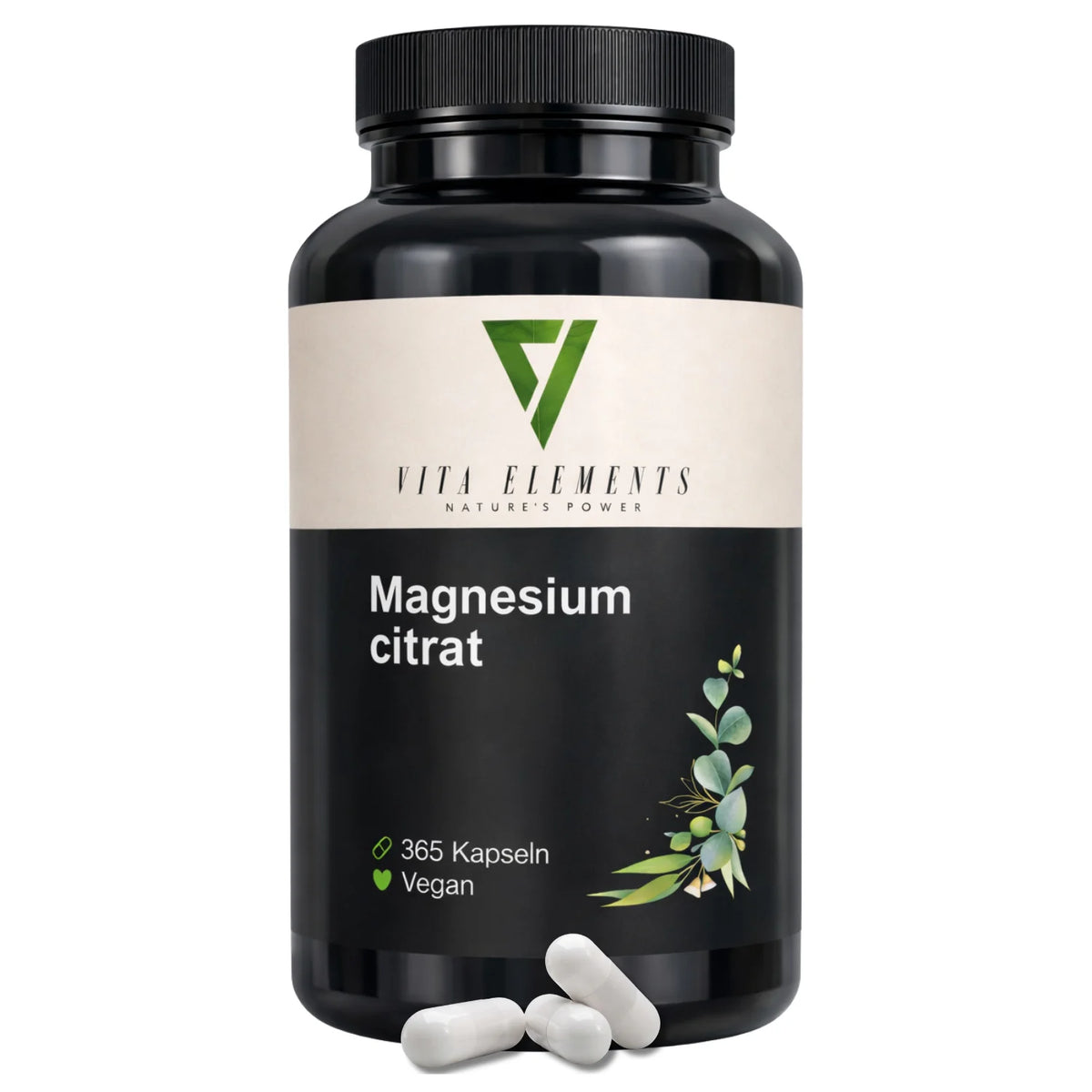 Citrate de magnésium, 365 gélules – CLEVI Paris