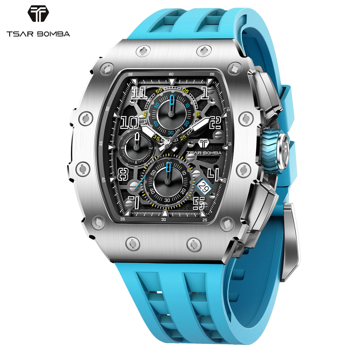 Montre chronographe TSAR BOMBA TB8204 – CLEVI Paris