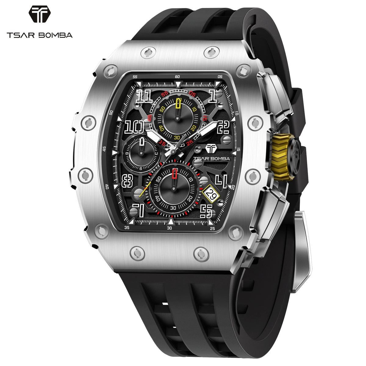 Montre chronographe TSAR BOMBA TB8204 – CLEVI Paris