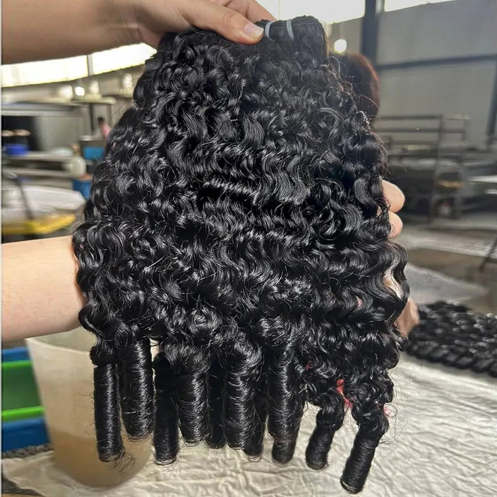 Extensions Cheveux Humains Bouclés Birmans Remy – Double Drawn Vietnamese Hair – CLEVI Paris