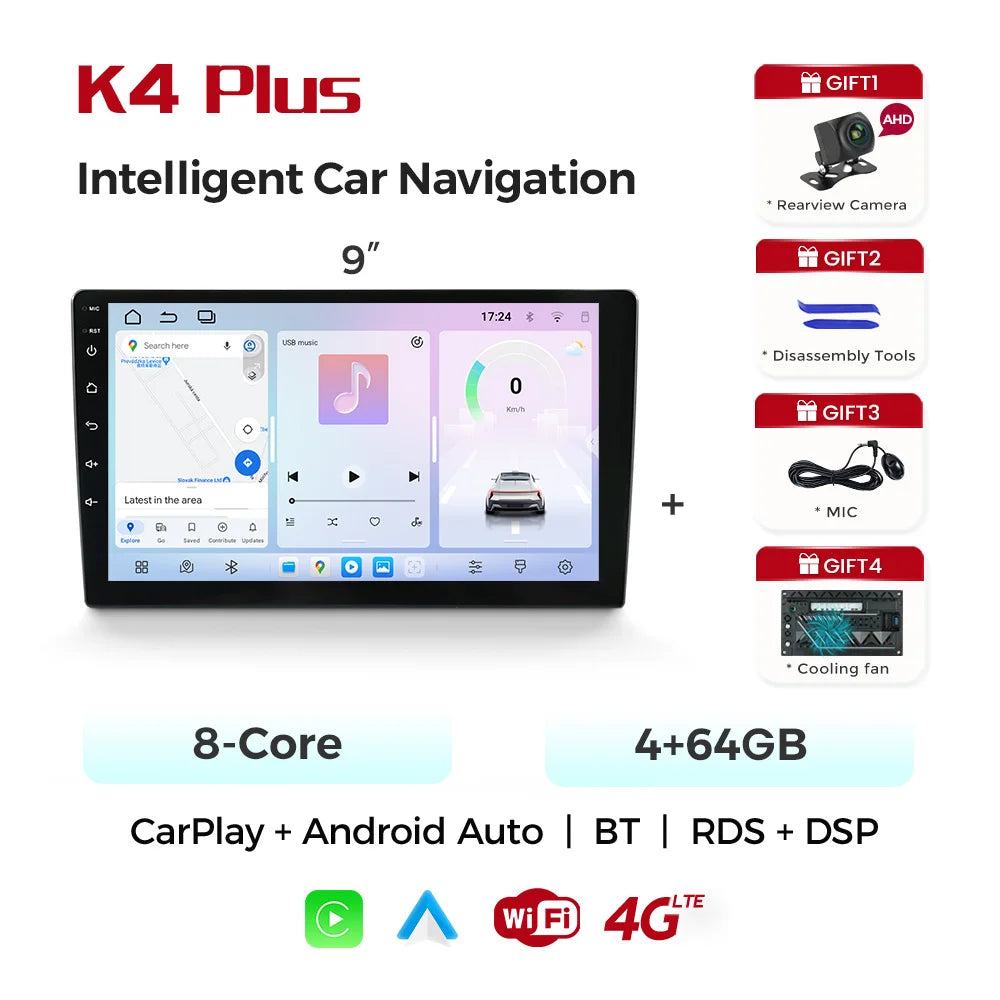 Autoradio MEKEDE 9 ou 10″ Android CarPlay – CLEVI Paris