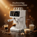 Machine expresso tactile avec mousseur à lait – CLEVI Paris