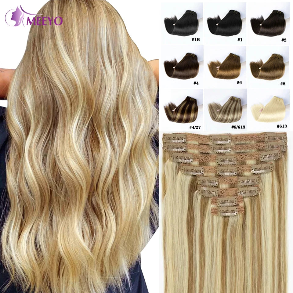 Extensions Clip-In Cheveux Naturels Brésiliens – CLEVI Paris