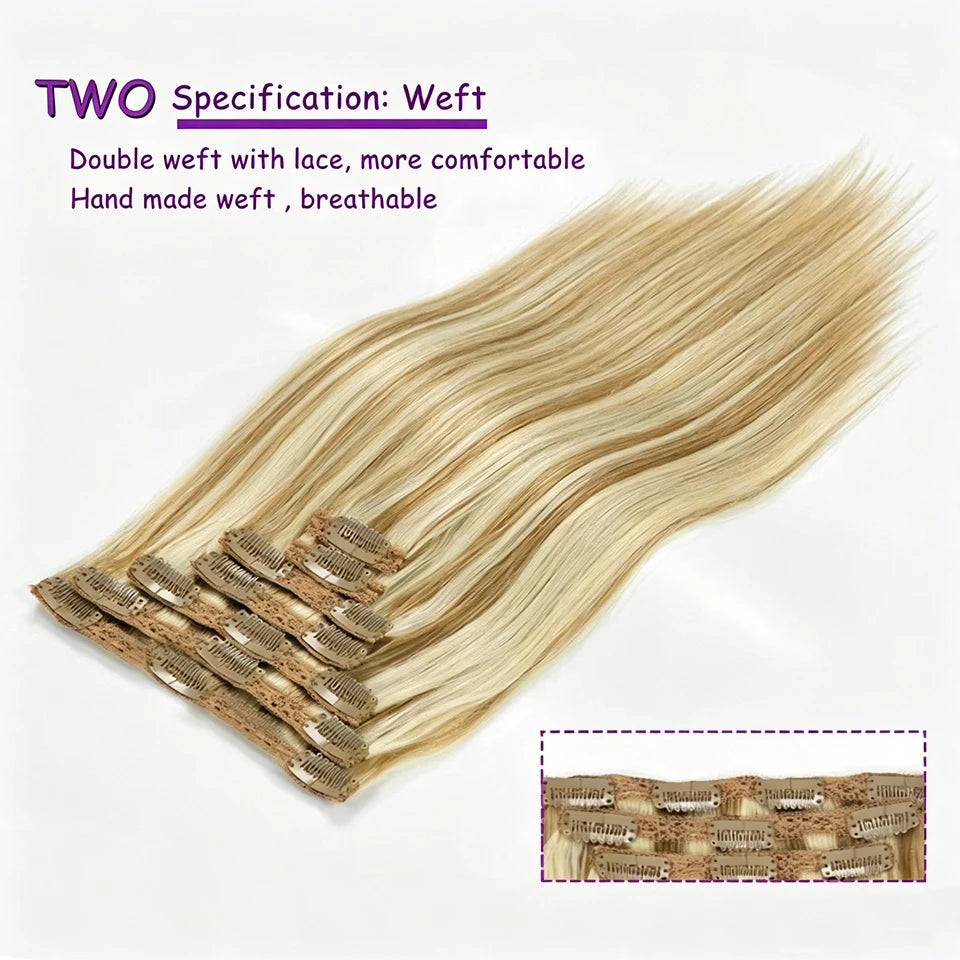 Extensions Clip-In Cheveux Naturels Brésiliens – CLEVI Paris