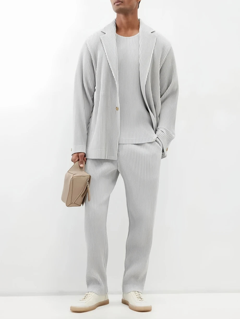 Veste ou pantalon homme plissé – CLEVI Paris