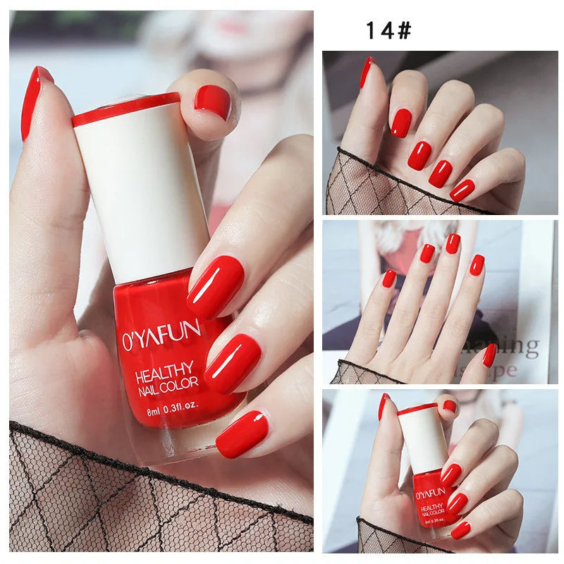 Vernis à Ongles Séchage Rapide Sans UV – Glitter, Matte & Paillettes 40 Couleurs – CLEVI Paris