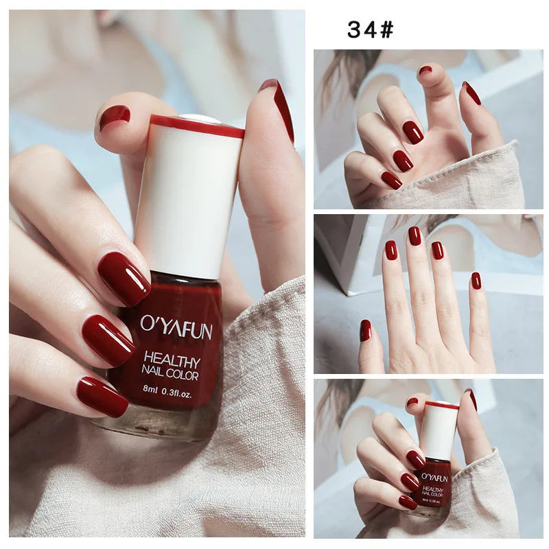 Vernis à Ongles Séchage Rapide Sans UV – Glitter, Matte & Paillettes 40 Couleurs – CLEVI Paris