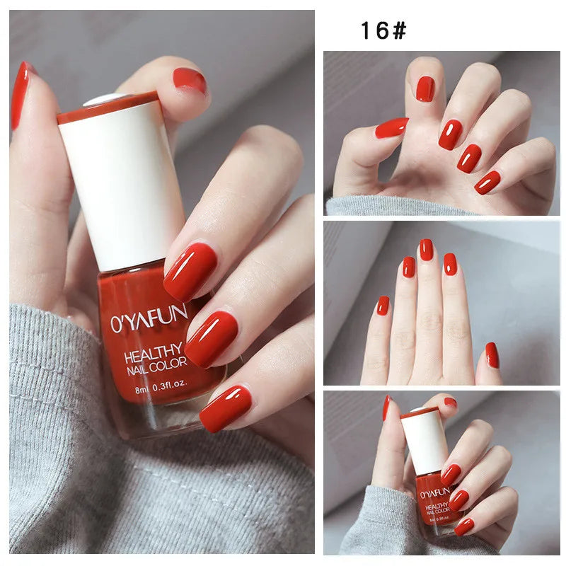 Vernis à Ongles Séchage Rapide Sans UV – Glitter, Matte & Paillettes 40 Couleurs – CLEVI Paris