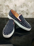 Mocassins Homme Denim Cloutés Slip-On Respirant Casual Grandes Tailles EU 38-47 – CLEVI Paris
