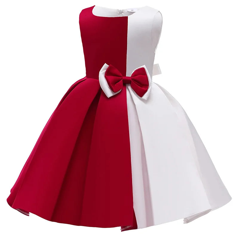 Robe cérémonie fille à motifs floraux – CLEVI Paris