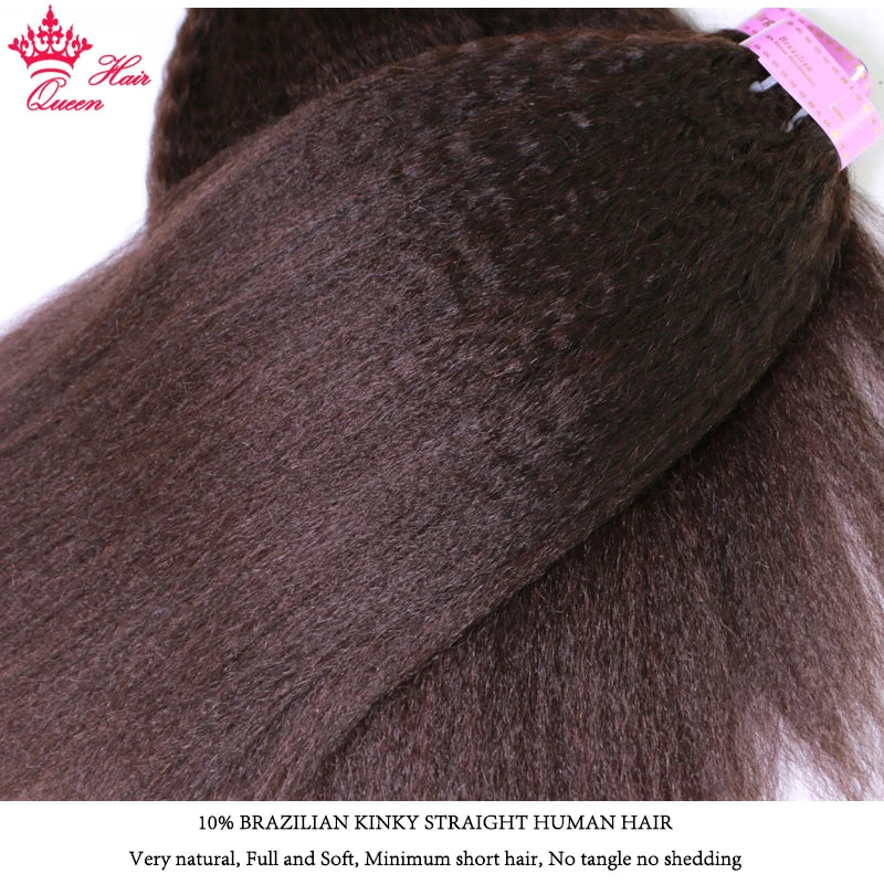Mèches Brésiliennes Kinky Straight Virgin Hair 100% Humains | Yaki Straight | Lot 1, 3 ou 4 Mèches | 12-28 Pouces – CLEVI Paris