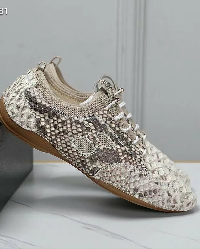 Sneakers basses homme grises – CLEVI Paris