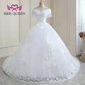 Robe de mariée princesse en dentelle scintillante – CLEVI Paris