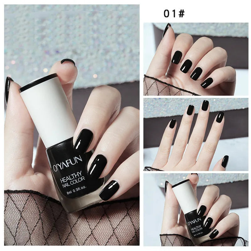 Vernis à Ongles Séchage Rapide Sans UV – Glitter, Matte & Paillettes 40 Couleurs – CLEVI Paris