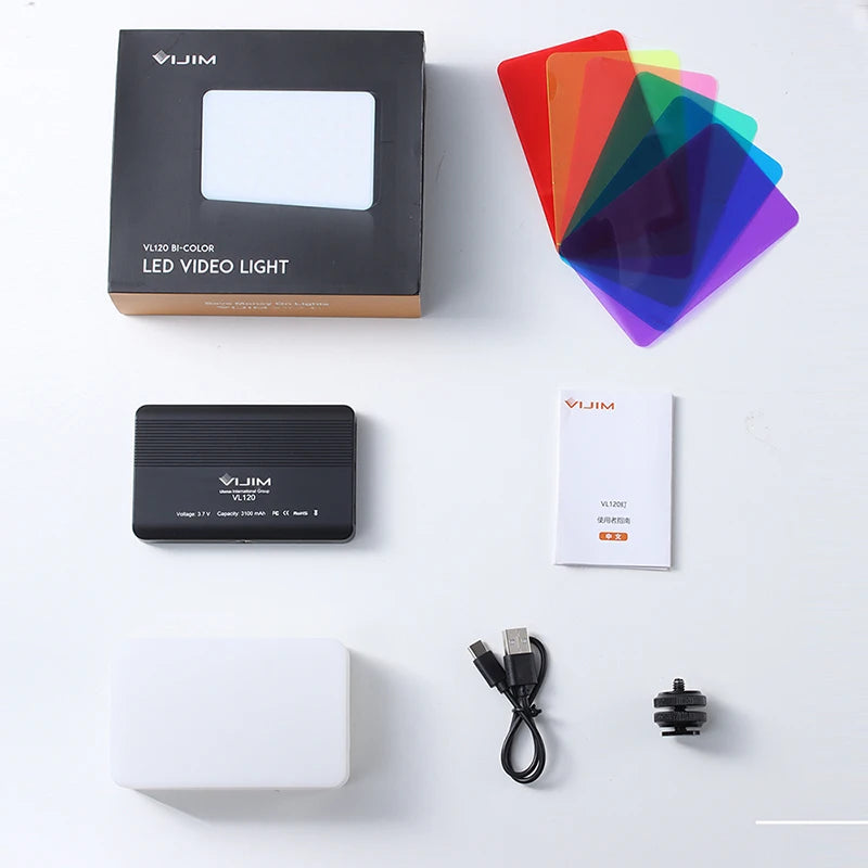 Lampe LED bicolore VIJIM VL120 et filtres – CLEVI Paris