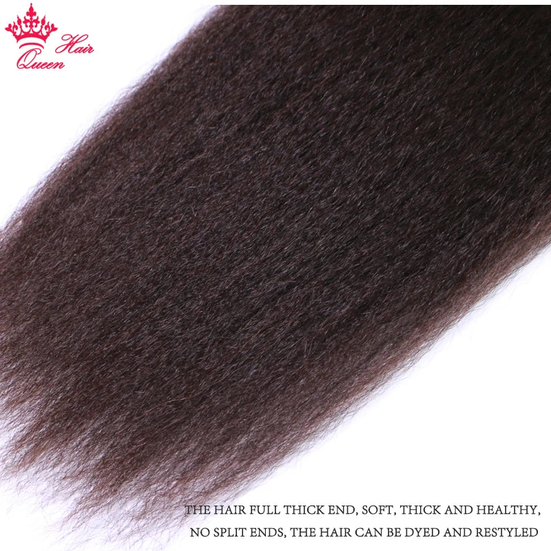 Mèches Brésiliennes Kinky Straight Virgin Hair 100% Humains | Yaki Straight | Lot 1, 3 ou 4 Mèches | 12-28 Pouces – CLEVI Paris