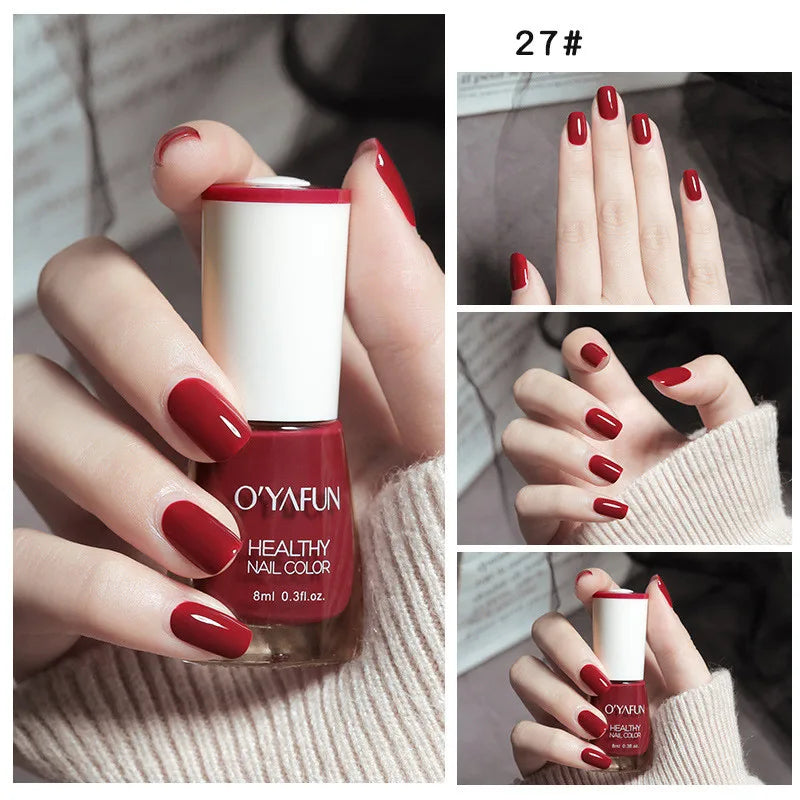 Vernis à Ongles Séchage Rapide Sans UV – Glitter, Matte & Paillettes 40 Couleurs – CLEVI Paris