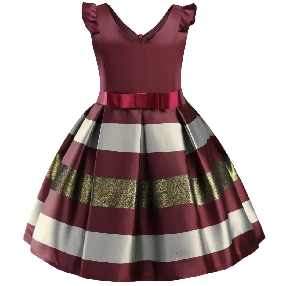 Robe cérémonie fille à motifs floraux – CLEVI Paris