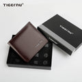 Portefeuille Slim Homme Anti-RFID Cuir PU Léger Boîte Cadeau – CLEVI Paris