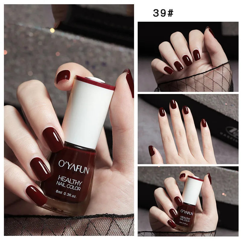 Vernis à Ongles Séchage Rapide Sans UV – Glitter, Matte & Paillettes 40 Couleurs – CLEVI Paris