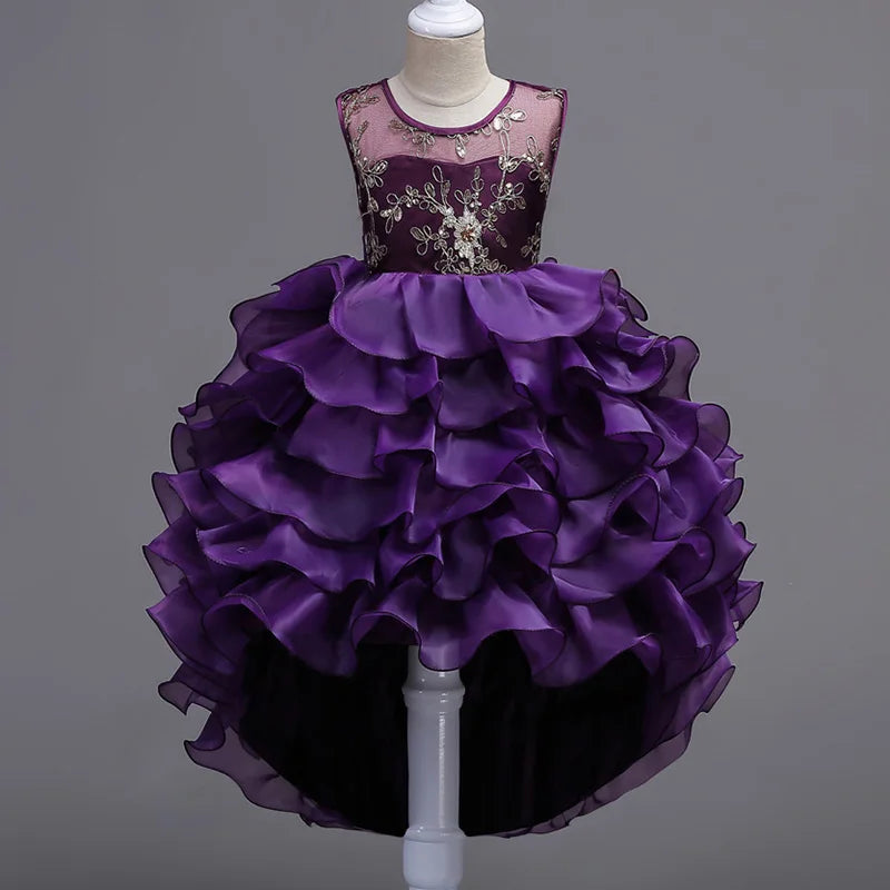 Robe fille brodée FD178 et FD028 – CLEVI Paris