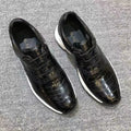 Sneakers basses homme noires à lacets – CLEVI Paris