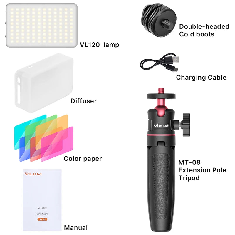 Lampe LED bicolore VIJIM VL120 et filtres – CLEVI Paris