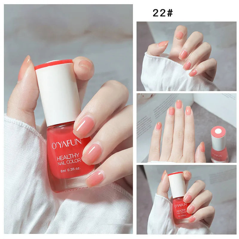 Vernis à Ongles Séchage Rapide Sans UV – Glitter, Matte & Paillettes 40 Couleurs – CLEVI Paris