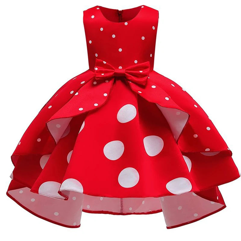 Robe cérémonie fille à motifs floraux – CLEVI Paris