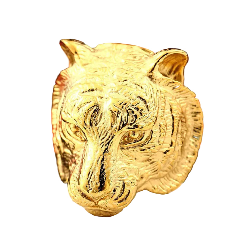 Bague Homme Acier Inoxydable Motif Animal – CLEVI Paris