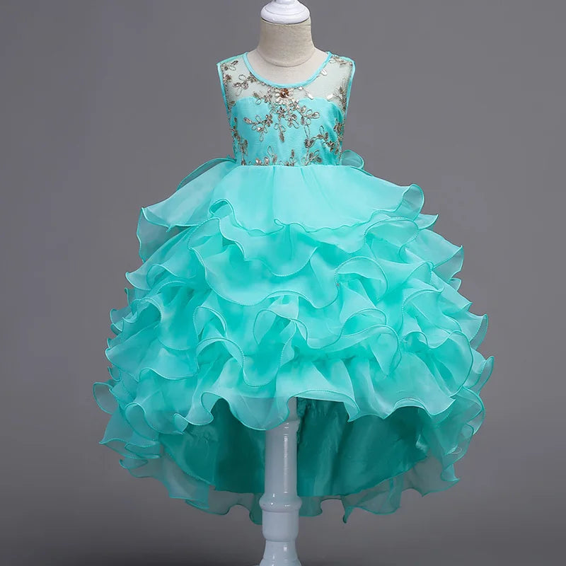 Robe fille brodée FD178 et FD028 – CLEVI Paris