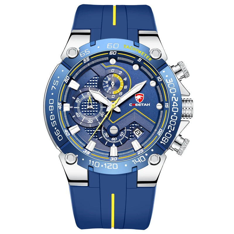 Montre Sport Quartz Chronographe CHEETAH Homme Grand Cadran – CLEVI Paris