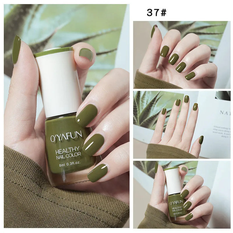 Vernis à Ongles Séchage Rapide Sans UV – Glitter, Matte & Paillettes 40 Couleurs – CLEVI Paris